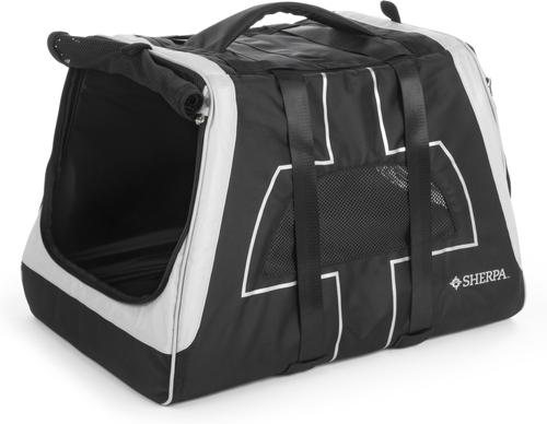 Show full view: Sherpa Forma Frame Dog & Cat Carrier Bag, Black, X-Large slide 3 of 11