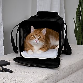 Sherpa Original Deluxe Airline-Approved Dog & Cat Carrier Bag, Black, Medium slide 1 of 9