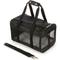 Show in main carousel: Sherpa Original Deluxe Lattice Print Airline-Approved Dog & Cat Carrier Bag, Black, Large slide 2 of 10