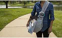 Sherpa Sling Hands Free Dog Carrier, Gray, Medium slide 2 of 5