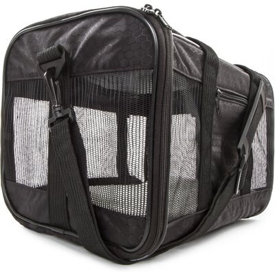 Sherpa Sherpa To Go Cat & Dog Travel Carrier, Black, Medium
