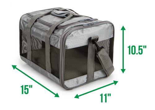 Show full view: Sherpa To-Go Dog & Cat Carrier Bag, Gray slide 6 of 8