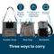 Show in main carousel: Sherpa Trek Tote 2-in-1 Backpack & Tote Dog & Cat Carrier, Gray, Medium slide 5 of 9