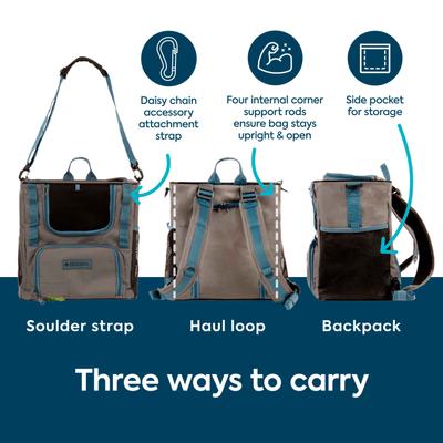 Show full view: Sherpa Trek Tote 2-in-1 Backpack & Tote Dog & Cat Carrier, Gray, Medium slide 5 of 9
