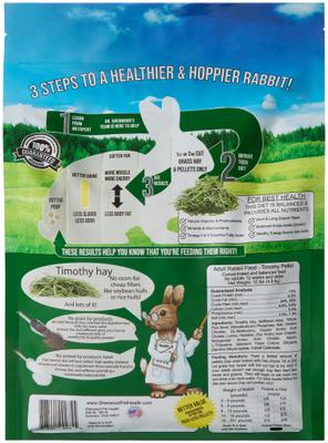 Show full view: Sherwood Pet Health Timothy Pellet Adult Rabbit Food, 10-lb bag slide 2 of 4