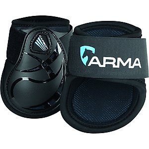 Shires Equestrian Products ARMA Carbon Fetlock Horse Boots, Black, Cob