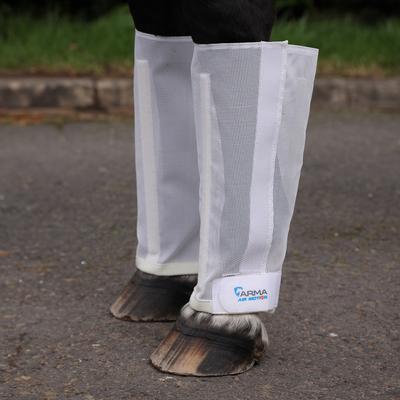 Show full view: Shires Equestrian Products ARMA Mesh Horse Fly Boots, Natural, Medium slide 2 of 5