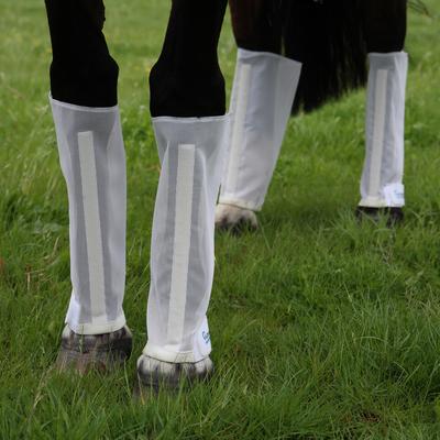 Show full view: Shires Equestrian Products ARMA Mesh Horse Fly Boots, Natural, Medium slide 4 of 5