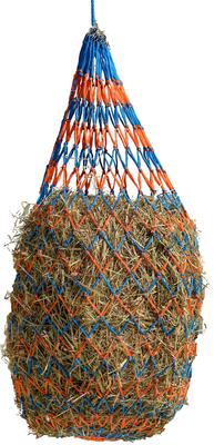 Show full view: Shires Equestrian Products Deluxe Horse Hay Net, 40-in, Blue/Orange slide 2 of 2