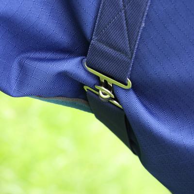 Show full view: Shires Equestrian Products Highlander Plus 200-g High Neck Horse Blanket, Navy, 84-in slide 3 of 7