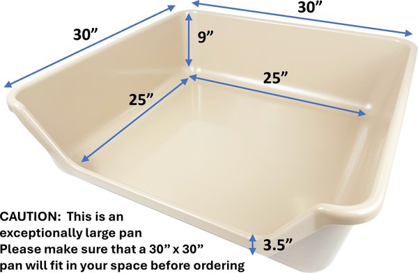 Shirley K's Indoor Dog Potty Tray, X-Large