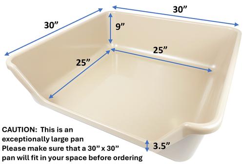 Show full view: Shirley K's Indoor Dog Potty Tray, 30-in, Beige slide 2 of 9