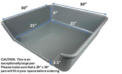 Show full view: Shirley K's Indoor Dog Potty Tray, 30-in, Gray slide 2 of 9