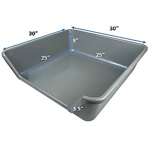 Shirley K's Whelping Dog Box, Gray