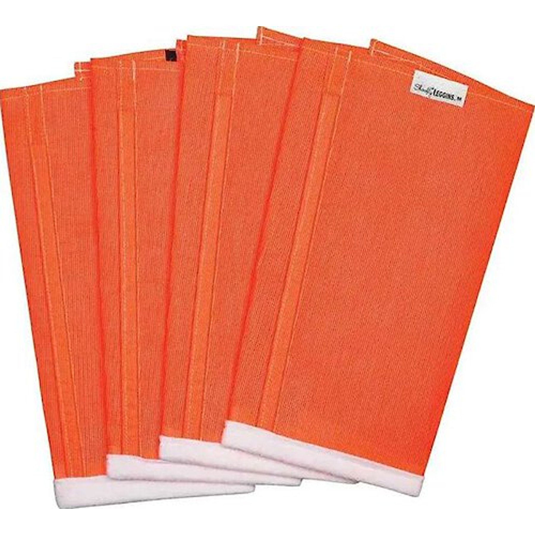 Shoofly Leggins Horse Fly Boots, 4 count, Orange, Medium