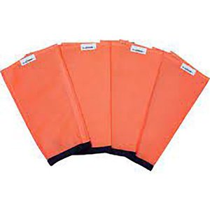 Shoofly Leggins Horse Fly Boots, 4 count, Orange, Pony/Donkey
