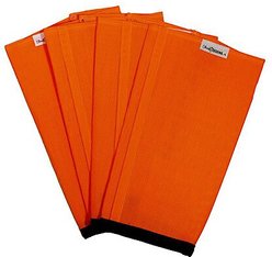 Shoofly Leggins Horse Fly Boots, 4 count, Orange, Small