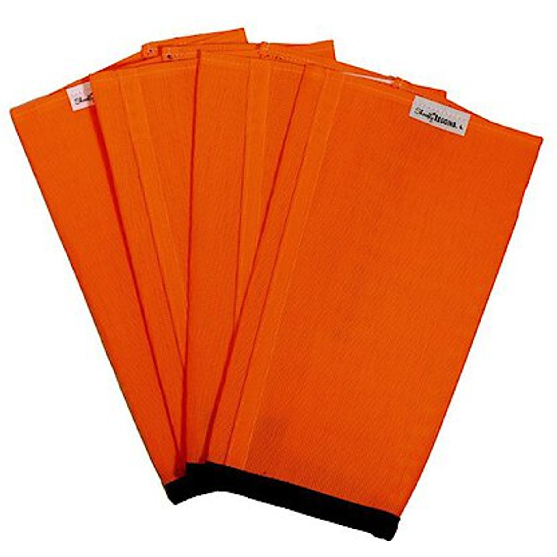Shoofly Leggins Horse Fly Boots, 4 count, Orange, Small