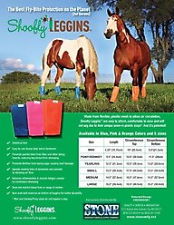 Shoofly Leggins Horse Fly Boots, 4 count, Orange, Yearling slide 2 of 3