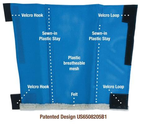 Show full view: Shoofly Leggins Horse Fly Boots, 4 count, Pink, Large slide 3 of 4