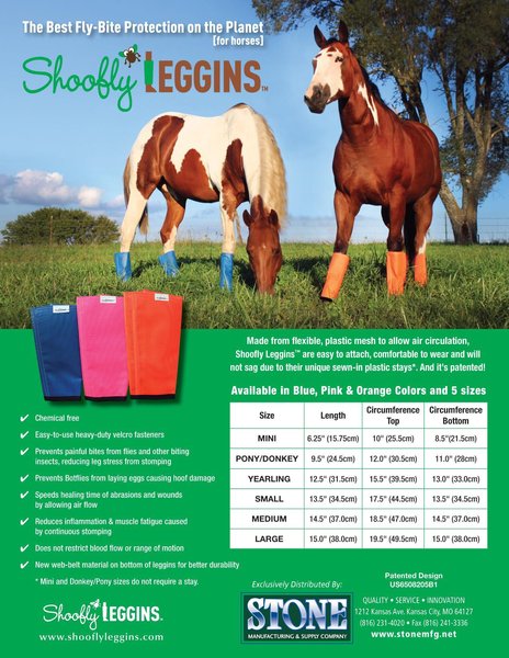 Show full view: Shoofly Leggins Horse Fly Boots, 4 count, Pink, Medium slide 2 of 4