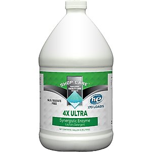 Shop Care 4X Ultra Synergistic Enzyme Laundry Detergent, 1-gal bottle