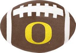 ShopInstaPets NCAA Squeaking Football Dog Toy, Oregon Ducks