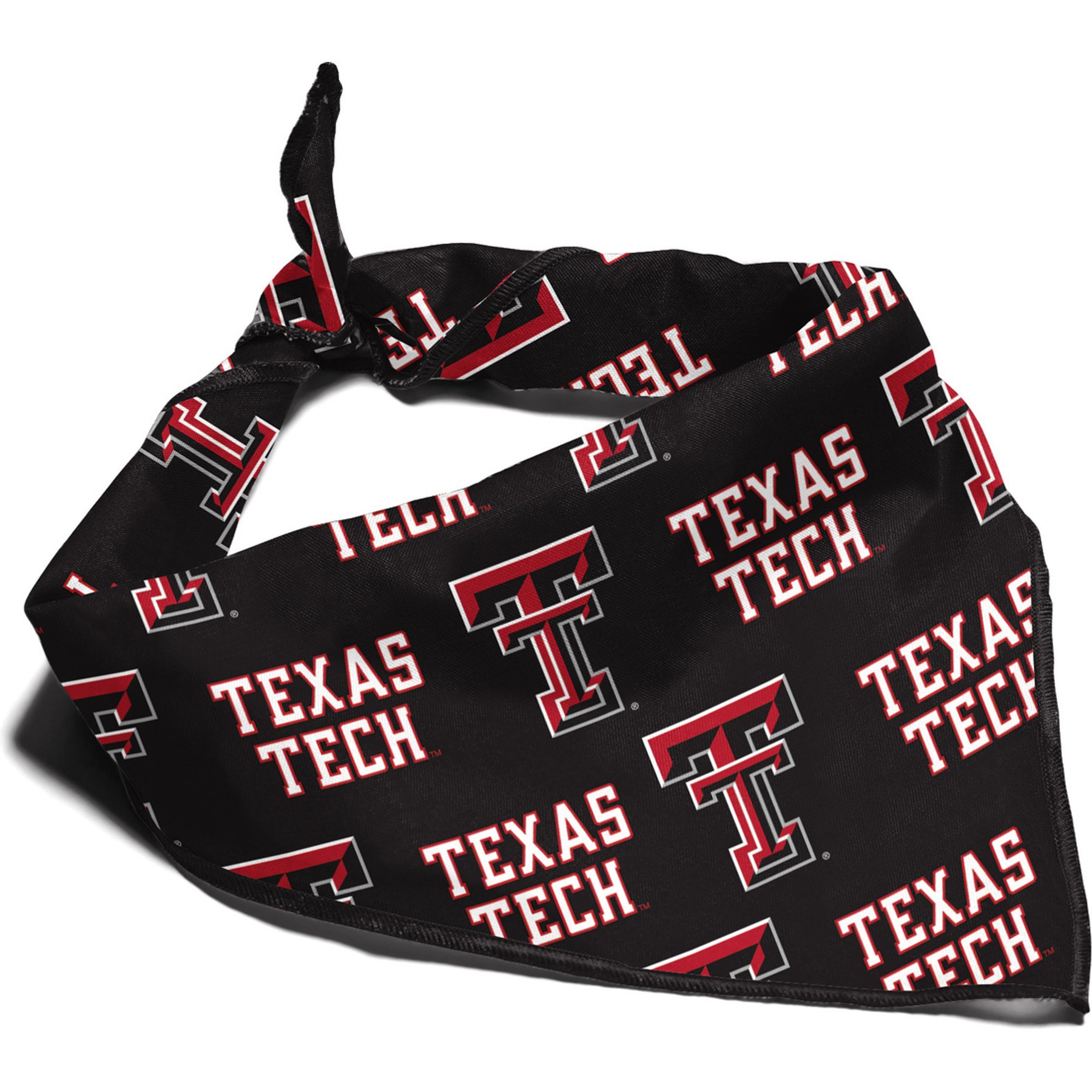 ShopInstaPets NCAA Dog Bandana, Texas Tech Red Raiders, Large