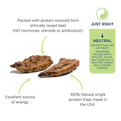 Show full view: Side By Side Beef Lung Freeze-Dried Dog Treats, 1.8-oz bag slide 5 of 7