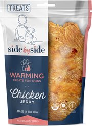Side By Side Chicken Jerky Dog Treats, 4-oz bag