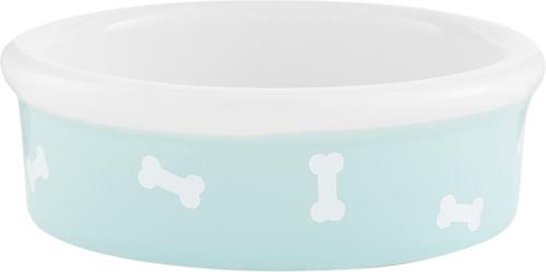Signature Housewares Bones Ceramic Dog Bowl