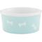 Show in main carousel: Signature Housewares Bones Ceramic Dog Bowl, Aqua, 3-cup slide 1 of 7