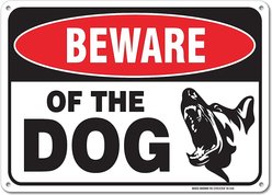 Sigo Signs "Beware of Dog" Aluminum Sign