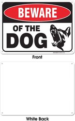 Sigo Signs "Beware of Dog" Aluminum Sign slide 2 of 2