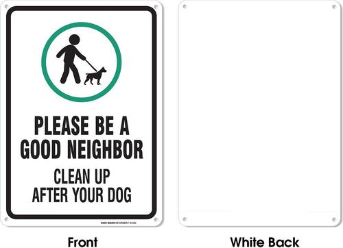 Show full view: Sigo Signs "Clean Up After Your Dog" Aluminum Sign slide 3 of 3