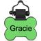 Show in main carousel: SiliDog The Silent Dog Tag Silicone Bone Personalized Dog ID Tag, Green slide 1 of 4