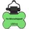 Show in main carousel: SiliDog The Silent Dog Tag Silicone Bone Personalized Dog ID Tag, Green slide 2 of 4