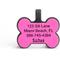 Show in main carousel: SiliDog The Silent Dog Tag Silicone Bone Personalized Dog ID Tag, Pink slide 3 of 4