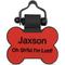 Show in main carousel: SiliDog The Silent Dog Tag Silicone Bone Personalized Dog ID Tag, Red slide 1 of 4