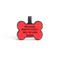 Show in main carousel: SiliDog The Silent Dog Tag Silicone Bone Personalized Dog ID Tag, Red slide 3 of 4