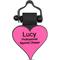 Show in main carousel: SiliDog The Silent Dog Tag Silicone Heart Personalized Dog & Cat ID Tag, Pink slide 1 of 4