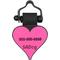 Show in main carousel: SiliDog The Silent Dog Tag Silicone Heart Personalized Dog & Cat ID Tag, Pink slide 2 of 4