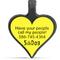 Show in main carousel: SiliDog The Silent Dog Tag Silicone Heart Personalized Dog & Cat ID Tag, Yellow slide 3 of 4