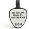 Show in main carousel: SiliDog The Silent Dog Tag Silicone Mouse Personalized Dog & Cat ID Tag, Gray slide 3 of 3