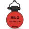Show in main carousel: SiliDog The Silent Pet Tag Ladybug Dog & Cat ID Tag, Red slide 2 of 3