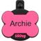 Show in main carousel: SiliDog The Silent Pet Tag Silicone AirTag Holder & Personalized Dog & Cat ID Tag, Pink slide 1 of 10