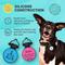 Show in main carousel: SiliDog The Silent Pet Tag Silicone Birthday Cake Personalized Dog & Cat ID Tag, Blue slide 4 of 6