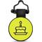 Show in main carousel: SiliDog The Silent Pet Tag Silicone Birthday Cake Personalized Dog & Cat ID Tag, Yellow slide 1 of 7