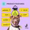 Show in main carousel: SiliDog The Silent Pet Tag Silicone Birthday Cake Personalized Dog & Cat ID Tag, Yellow slide 4 of 7