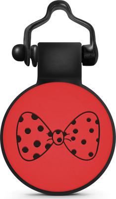 Show full view: SiliDog The Silent Pet Tag Silicone Bow Tie Personalized Dog & Cat ID Tag, Red slide 1 of 4